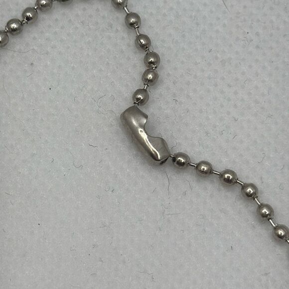 NWOT Screaming skull pendant and bead chain - Picture 3 of 4